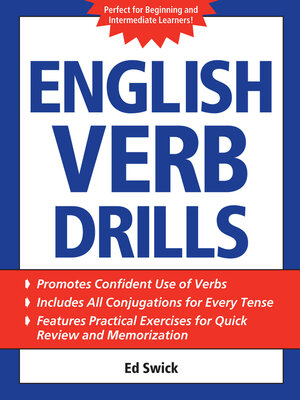 cover image of English Verb Drills